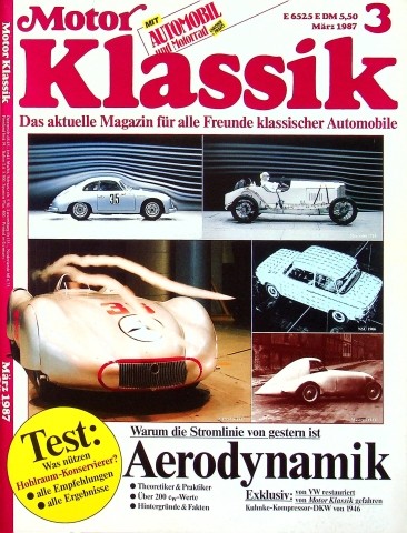 Deckblatt Motor Klassik (03/1987)